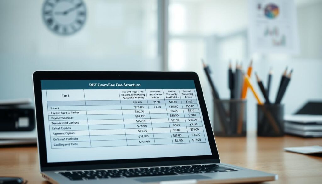 RBT Exam Fee Structure